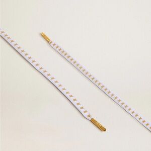 GOLDEN GOOSE | White laces with gold stars | NWOT